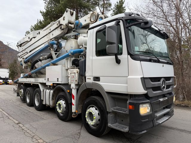Mercedes-Benz Actros 4444 10x4,E5, Putzmeister 28m, 9m3, PUMI - خلاطة مع مضخة: صورة 1 Mercedes-Benz Actros 4444 10x4,E5, Putzmeister 28m, 9m3, PUMI - خلاطة مع مضخة: صورة 1