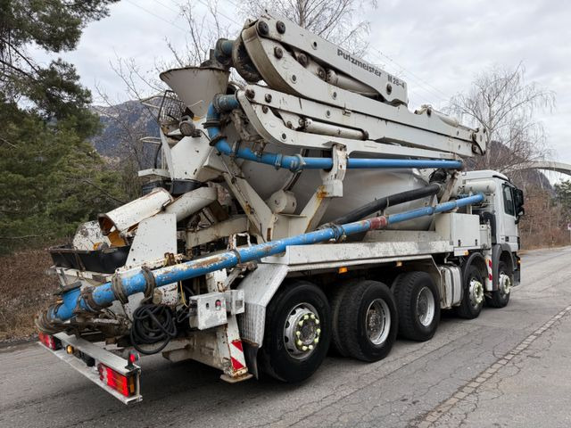 Mercedes-Benz Actros 4444 10x4,E5, Putzmeister 28m, 9m3, PUMI - خلاطة مع مضخة: صورة 4 Mercedes-Benz Actros 4444 10x4,E5, Putzmeister 28m, 9m3, PUMI - خلاطة مع مضخة: صورة 4