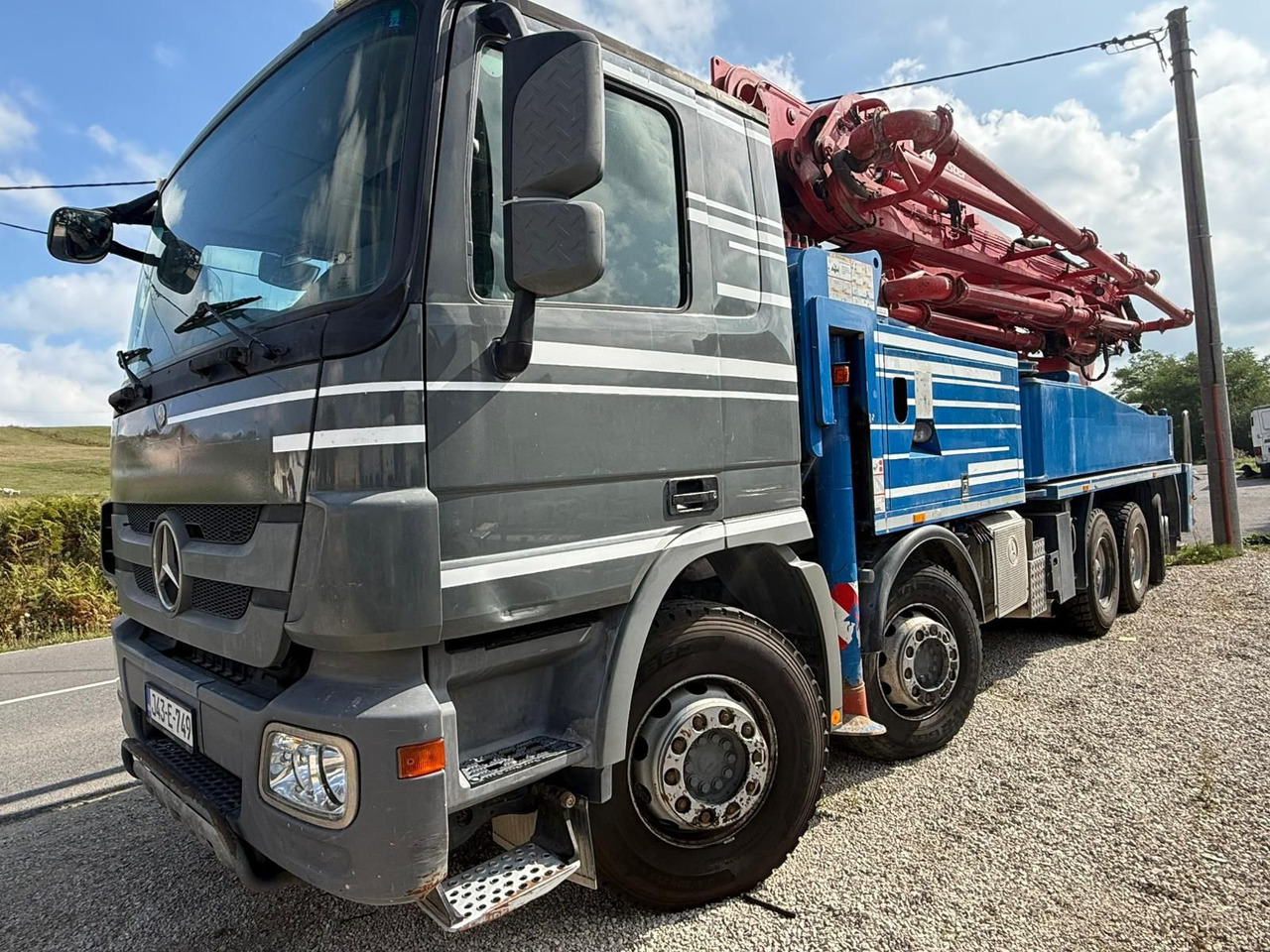 Mercedes-Benz Actros 4448 10x4, E5, MP-3, Putzmeister M46-5 - مضخة خرسانة: صورة 3 Mercedes-Benz Actros 4448 10x4, E5, MP-3, Putzmeister M46-5 - مضخة خرسانة: صورة 3