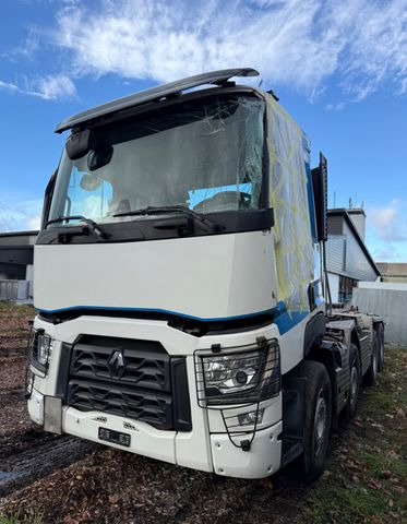 Renault C460 8x4, E6, Abroll Troesch, Retarder Unfall - شاحنة ذات خطاف: صورة 1 Renault C460 8x4, E6, Abroll Troesch, Retarder Unfall - شاحنة ذات خطاف: صورة 1