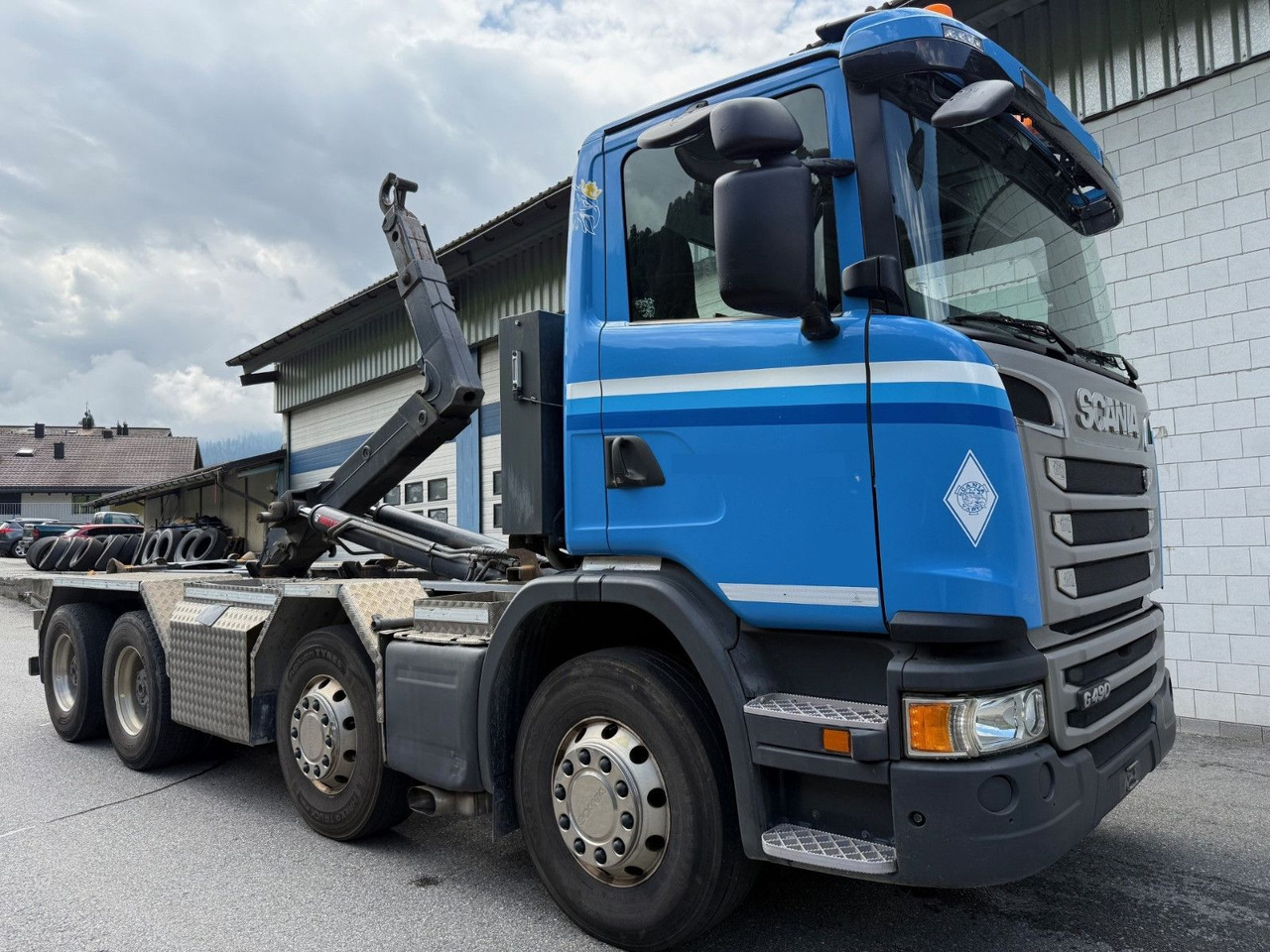 Scania G490 CB 8x4, E6, Retarder, Hiab Multilift 21ton - شاحنة ذات خطاف: صورة 2 Scania G490 CB 8x4, E6, Retarder, Hiab Multilift 21ton - شاحنة ذات خطاف: صورة 2