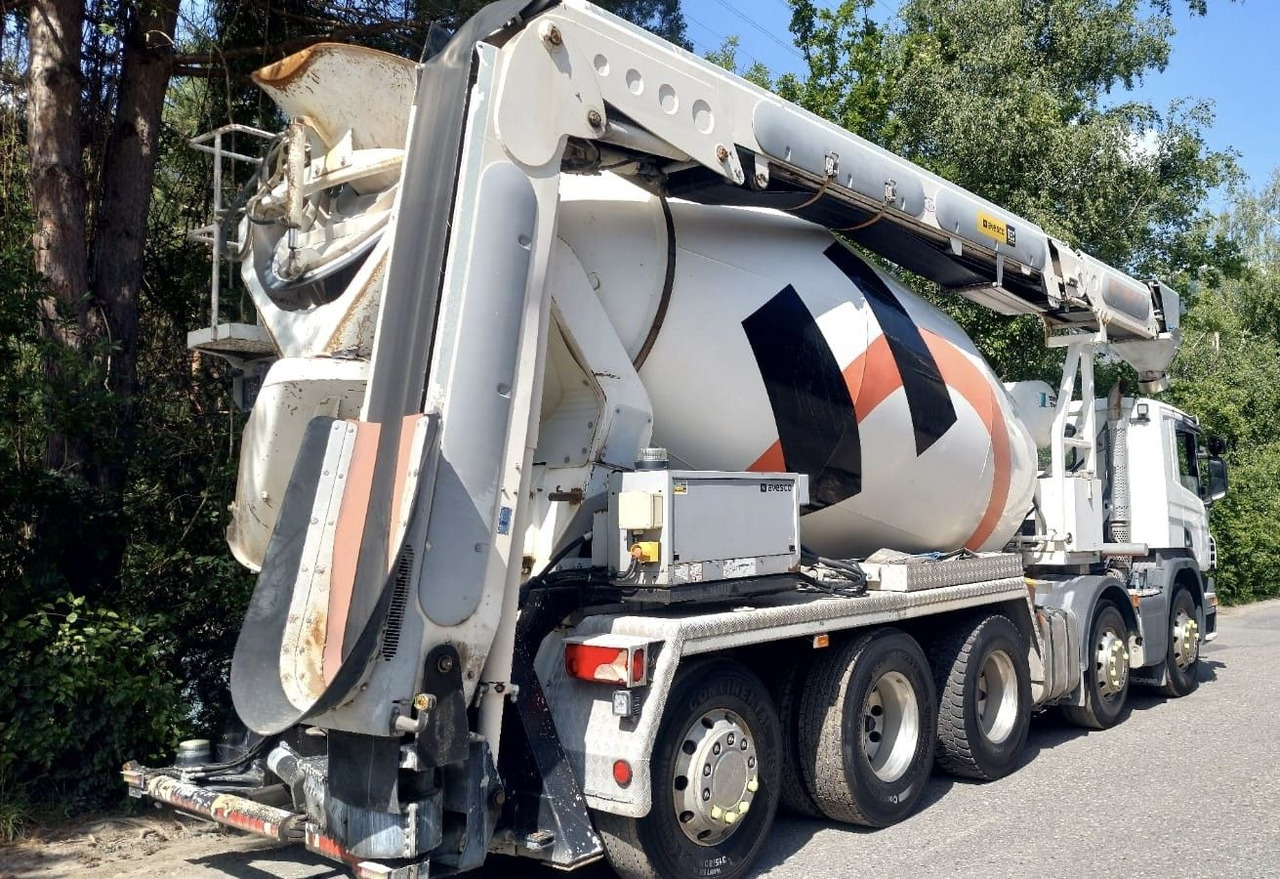 Scania P450 LB 10x4,E6,Stetter 10m³,Förderband/belt 16m - شاحنة خلاطة خرسانة: صورة 5 Scania P450 LB 10x4,E6,Stetter 10m³,Förderband/belt 16m - شاحنة خلاطة خرسانة: صورة 5