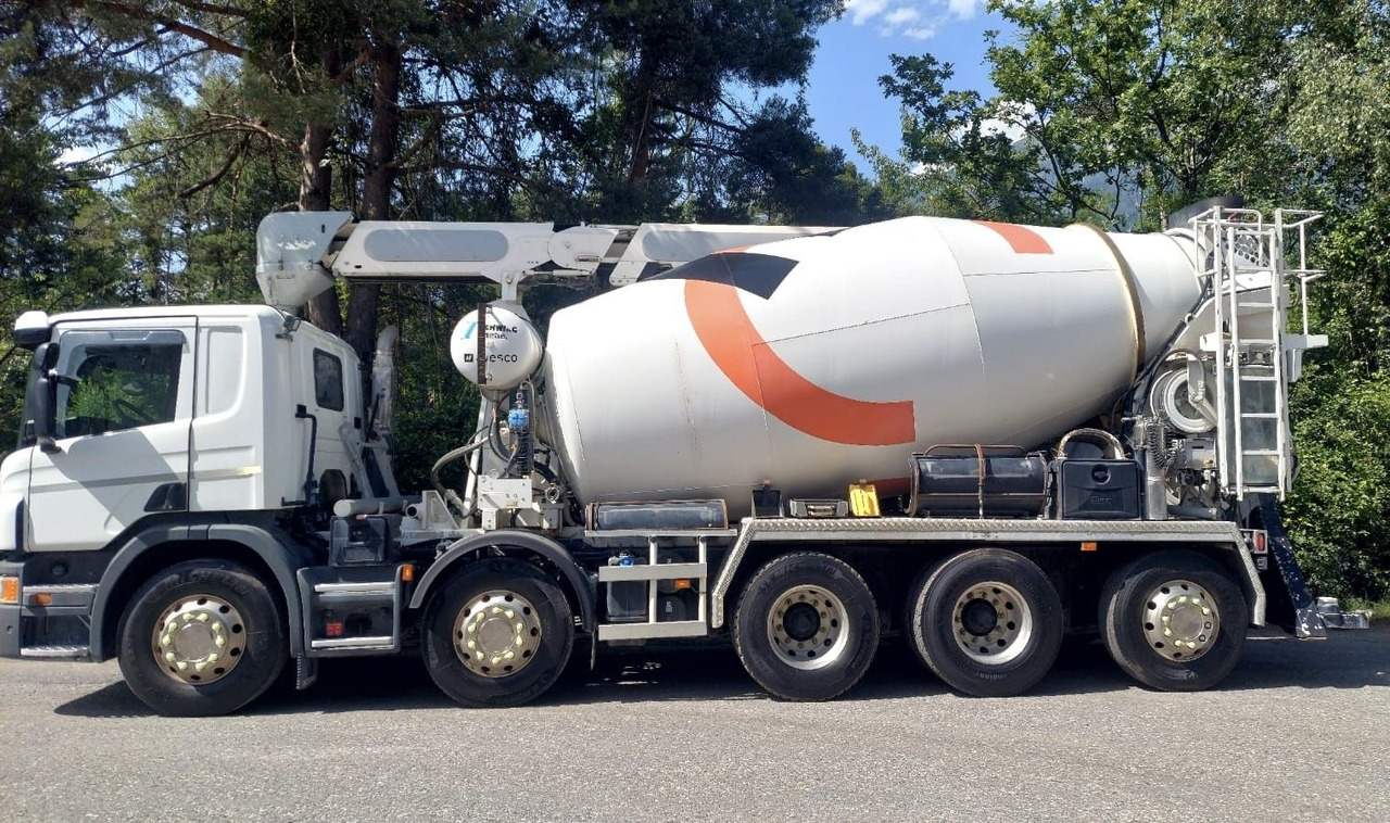 Scania P450 LB 10x4,E6,Stetter 10m³,Förderband/belt 16m - شاحنة خلاطة خرسانة: صورة 3 Scania P450 LB 10x4,E6,Stetter 10m³,Förderband/belt 16m - شاحنة خلاطة خرسانة: صورة 3