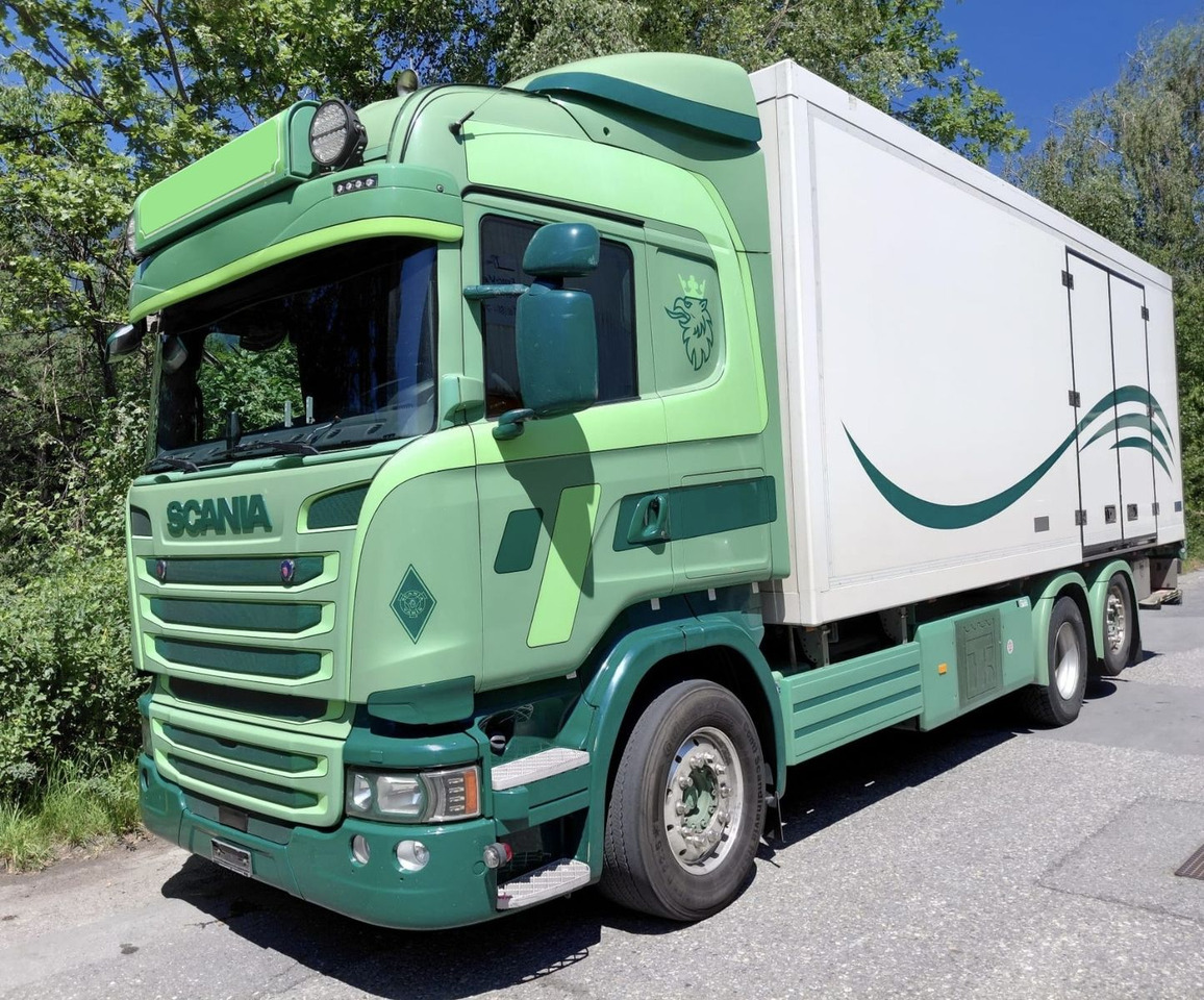 Scania R450 6x2, E6, Thermo King UT 1200, Ladebordwand - شاحنة الفريزر: صورة 1 Scania R450 6x2, E6, Thermo King UT 1200, Ladebordwand - شاحنة الفريزر: صورة 1
