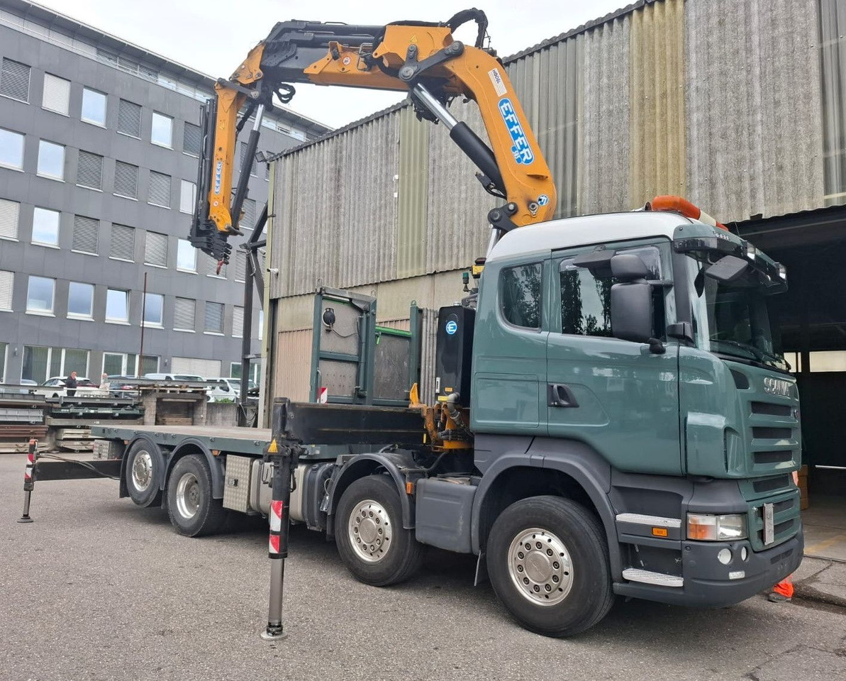 Scania R500 V8 8x2, E5, Effer 585 + Flyjib - شاحنة كرين: صورة 3 Scania R500 V8 8x2, E5, Effer 585 + Flyjib - شاحنة كرين: صورة 3