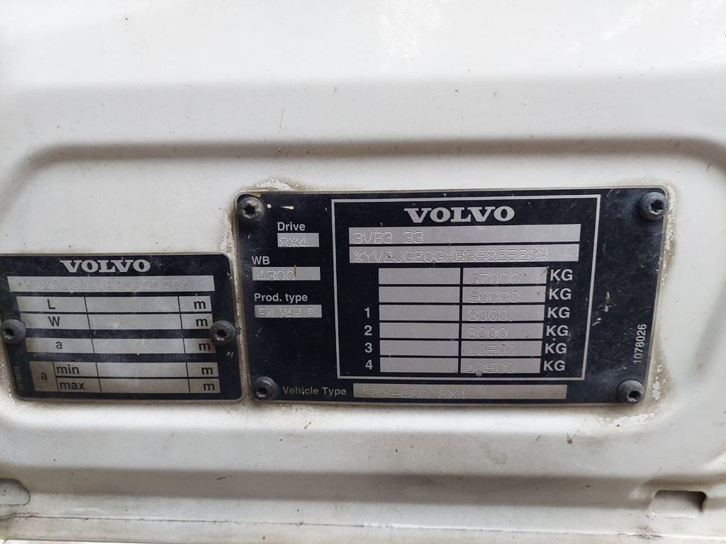 شاحنة ذات خطاف Volvo FMX460 8x4R, E5, Retarder, Abroll Trösch: صورة 20