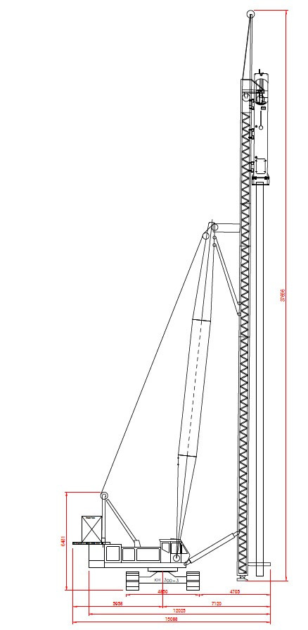 HITACHI KH300-3 PD - رافعة مجنزرة: صورة 3 HITACHI KH300-3 PD - رافعة مجنزرة: صورة 3