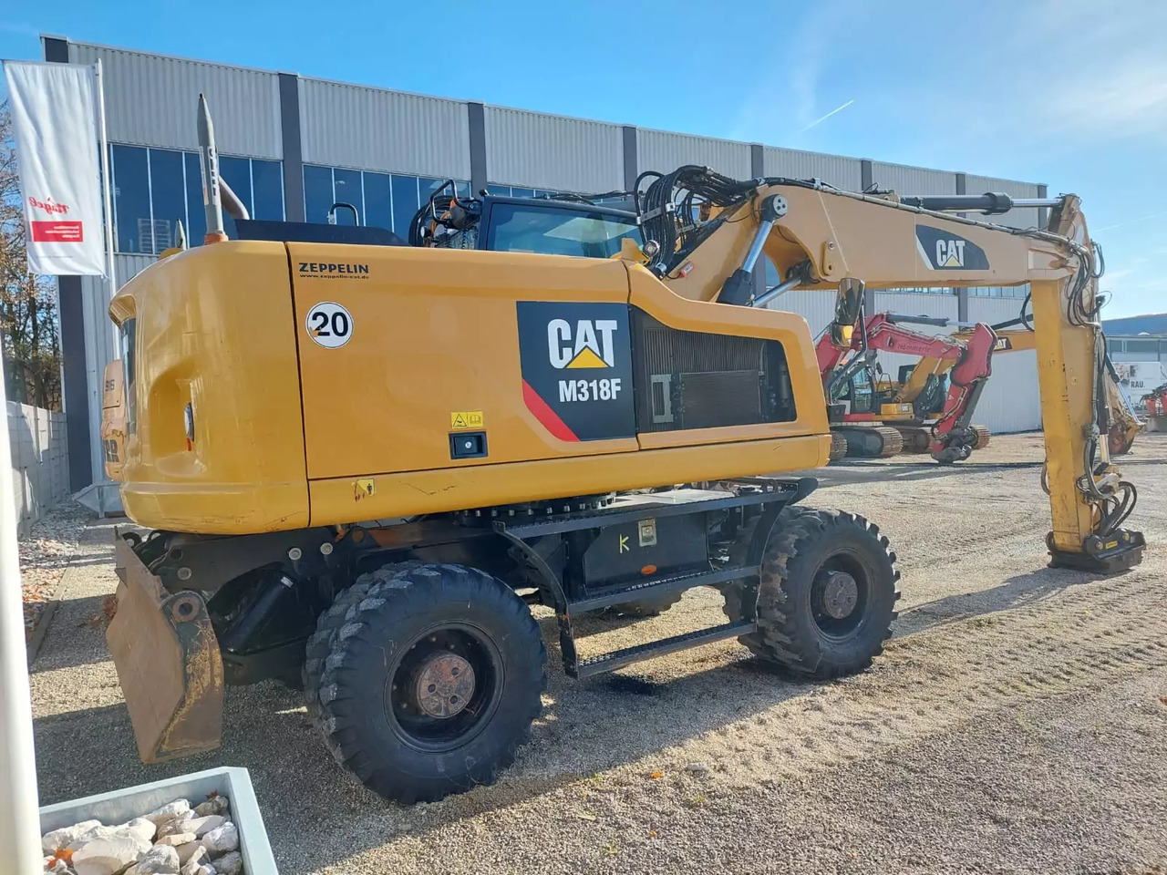 2017 Caterpillar M 318F - حفارة دولاب: صورة 4 2017 Caterpillar M 318F - حفارة دولاب: صورة 4