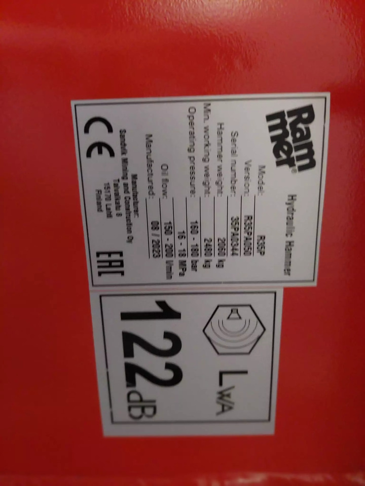 2023 Rammer R35P - مطرقة هيدروليكية: صورة 3 2023 Rammer R35P - مطرقة هيدروليكية: صورة 3