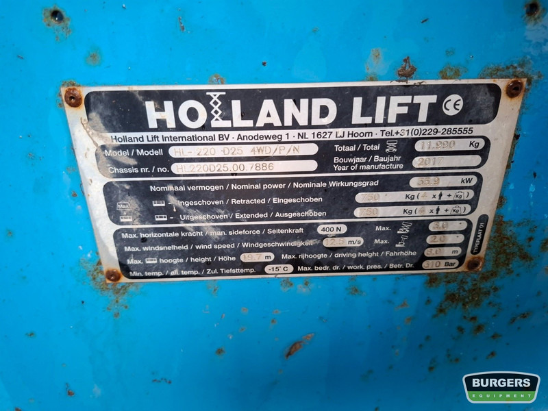 HOLLANDLIFT HL220D25 - رافعة هيدروليكية مقصية: صورة 4 HOLLANDLIFT HL220D25 - رافعة هيدروليكية مقصية: صورة 4