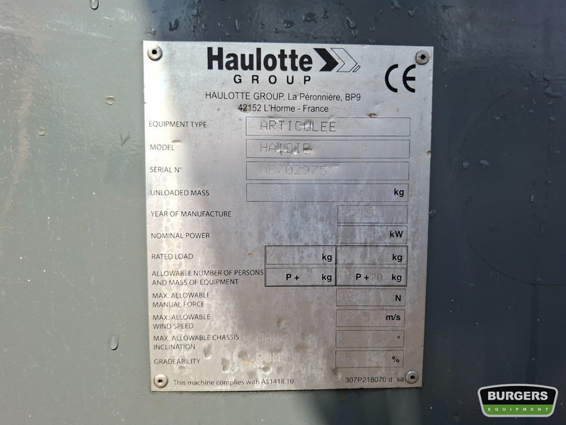 Haulotte HA12IP Nieuwe Accus - شاحنة ذراع مفصلي: صورة 5 Haulotte HA12IP Nieuwe Accus - شاحنة ذراع مفصلي: صورة 5