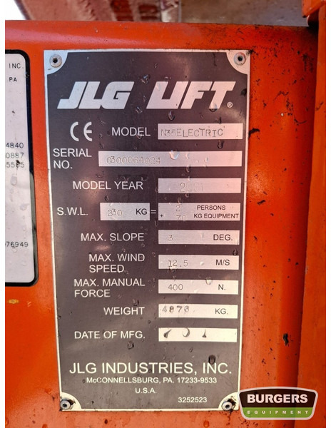 شاحنة ذراع مفصلي JLG N35E: صورة 8