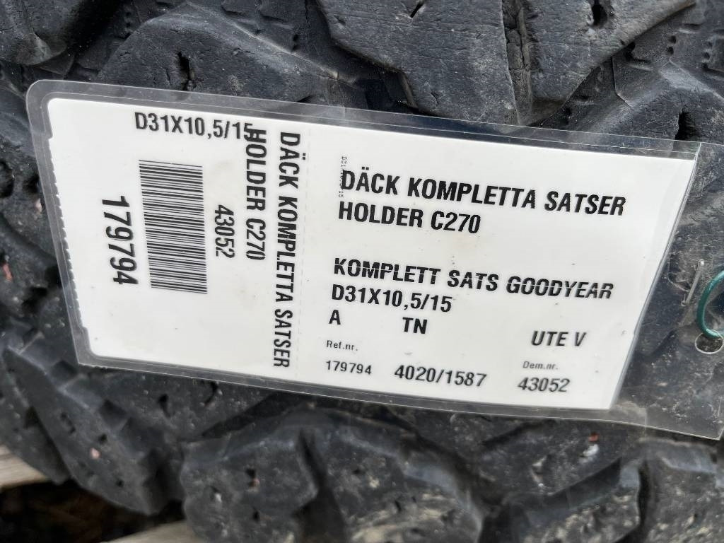 Goodyear 31X10,5 15 Holder C270 - عجلات: صورة 4 Goodyear 31X10,5 15 Holder C270 - عجلات: صورة 4