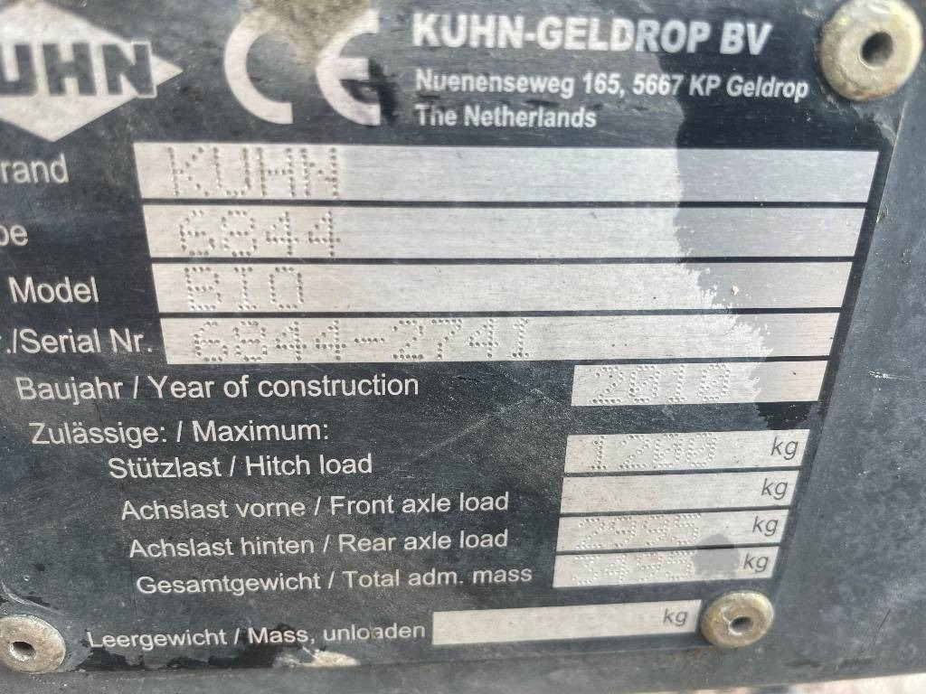 Kuhn Bio 6844 dismantled: only spare parts - مكنة: صورة 2 Kuhn Bio 6844 dismantled: only spare parts - مكنة: صورة 2