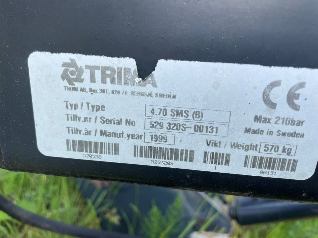 Lastare / Loader Trima 470 B till Case MX120 - ملحق - تركس: صورة 4 Lastare / Loader Trima 470 B till Case MX120 - ملحق - تركس: صورة 4