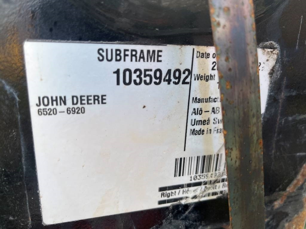 Lastarfäste Quicke Ålö Trima till JD 6520 - 6930 - رافعة أمامية للجرار: صورة 2 Lastarfäste Quicke Ålö Trima till JD 6520 - 6930 - رافعة أمامية للجرار: صورة 2