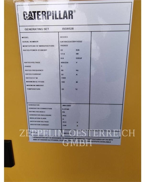 مجموعة المولدات CAT DE22E3 B: صورة 6 مجموعة المولدات CAT DE22E3 B: صورة 6