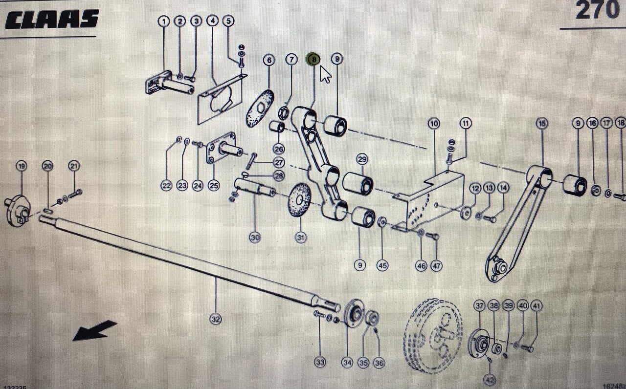 CLAAS 00 0751 856 0/Claas wahacz/Claas Lexion 580 530-510 570 630-620 760 670-640 560 - تعليق - الآلات الزراعية: صورة 1 CLAAS 00 0751 856 0/Claas wahacz/Claas Lexion 580 530-510 570 630-620 760 670-640 560 - تعليق - الآلات الزراعية: صورة 1