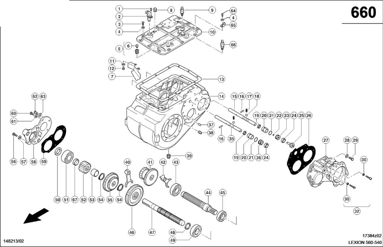 Claas Lexion 560 SKRZYNIA BIEGÓW 0007703592 (Napęd jezdny; skrzynia biegów) - صندوق التروس - الآلات الزراعية: صورة 1 Claas Lexion 560 SKRZYNIA BIEGÓW 0007703592 (Napęd jezdny; skrzynia biegów) - صندوق التروس - الآلات الزراعية: صورة 1