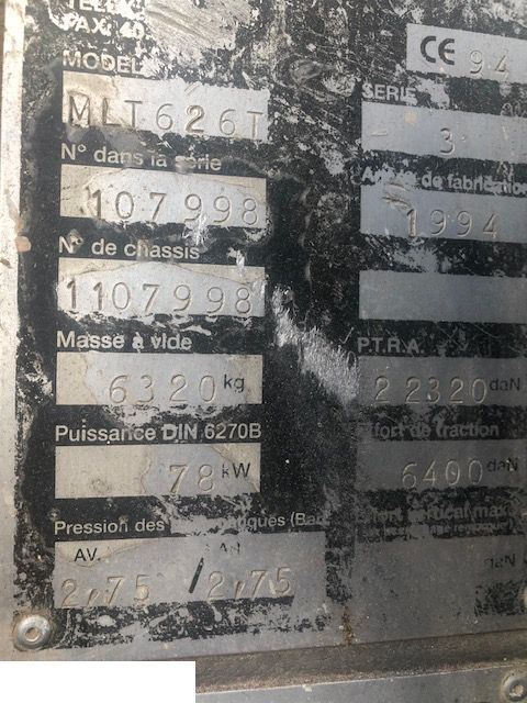 Manitou 628 - Kabina - كابينة - رافعة تلسكوبية: صورة 3 Manitou 628 - Kabina - كابينة - رافعة تلسكوبية: صورة 3