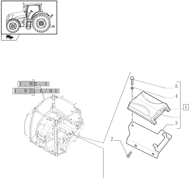 New Holland T6010 T6070 Ecu 47791642 - وحدة تحكم الكتروني - الآلات الزراعية: صورة 1 New Holland T6010 T6070 Ecu 47791642 - وحدة تحكم الكتروني - الآلات الزراعية: صورة 1