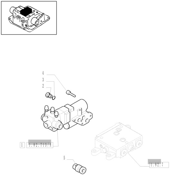 New Holland T6010 Zawór przelewowy 47131575 - صمام هيدروليكي - جرار: صورة 1 New Holland T6010 Zawór przelewowy 47131575 - صمام هيدروليكي - جرار: صورة 1