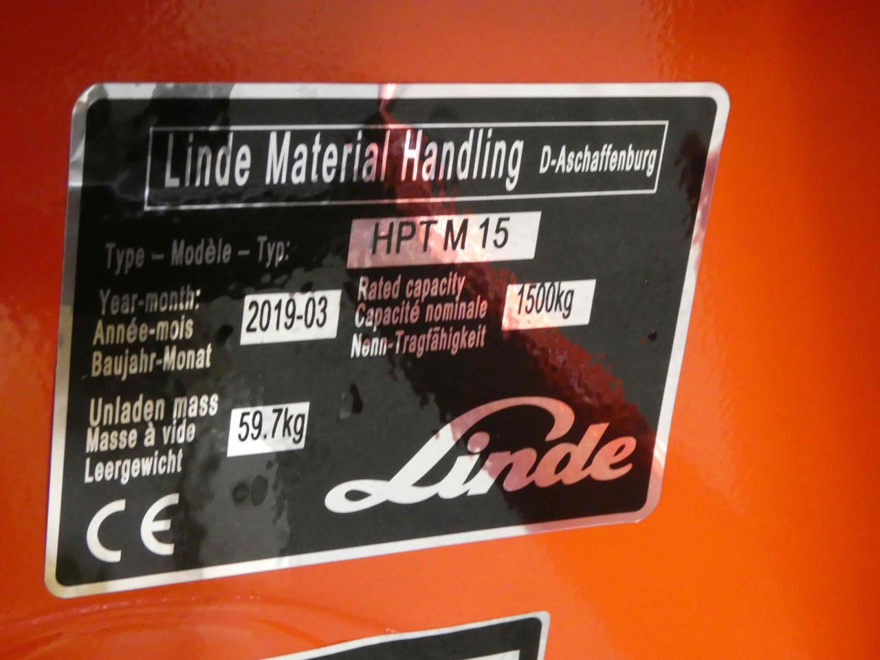 Linde 2x HPTM15/565mm - شاحنة باليت: صورة 2 Linde 2x HPTM15/565mm - شاحنة باليت: صورة 2