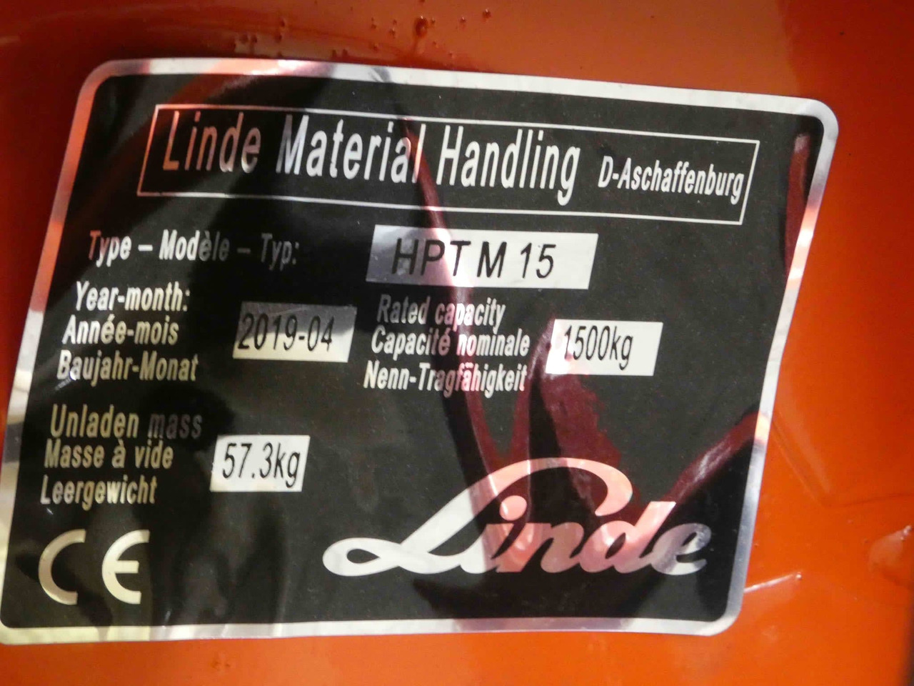 Linde 3x HPTM15Low/350mm - شاحنة باليت: صورة 2 Linde 3x HPTM15Low/350mm - شاحنة باليت: صورة 2