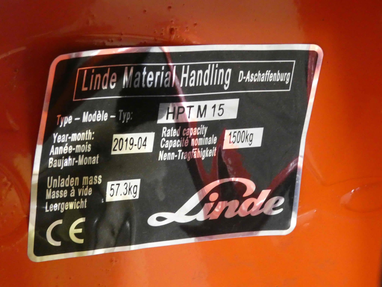 Linde 4x HPTM15High/350mm - شاحنة باليت: صورة 2 Linde 4x HPTM15High/350mm - شاحنة باليت: صورة 2