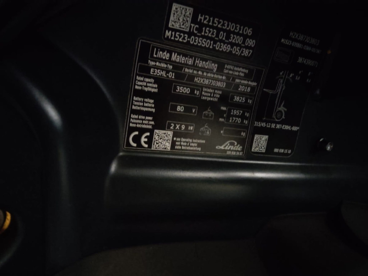 Linde E35HL-01 - رافعة شوكية كهربائية: صورة 2 Linde E35HL-01 - رافعة شوكية كهربائية: صورة 2
