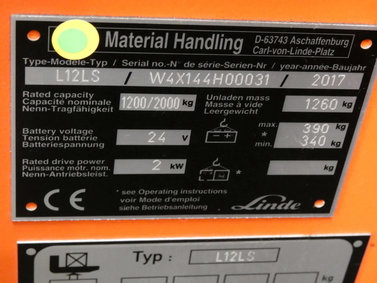 Linde L12LS - آلة التكديس: صورة 5 Linde L12LS - آلة التكديس: صورة 5