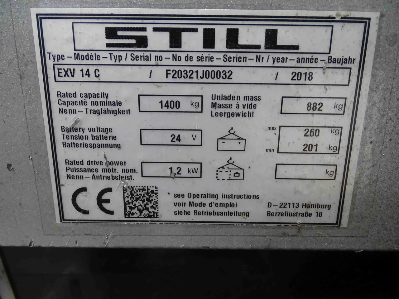 STILL EXV14C - آلة التكديس: صورة 2 STILL EXV14C - آلة التكديس: صورة 2