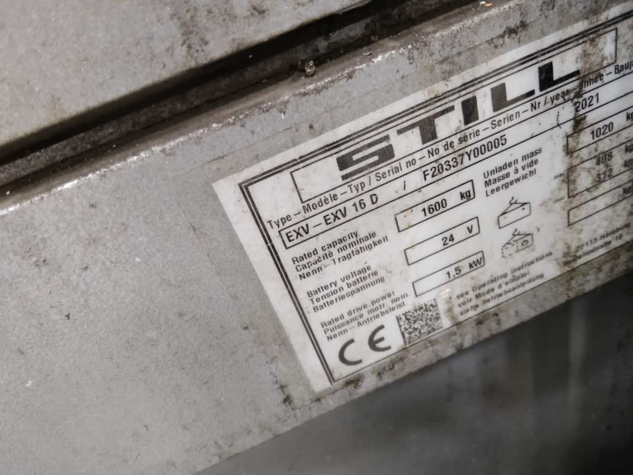 STILL EXV16D/LiIon - آلة التكديس: صورة 5 STILL EXV16D/LiIon - آلة التكديس: صورة 5