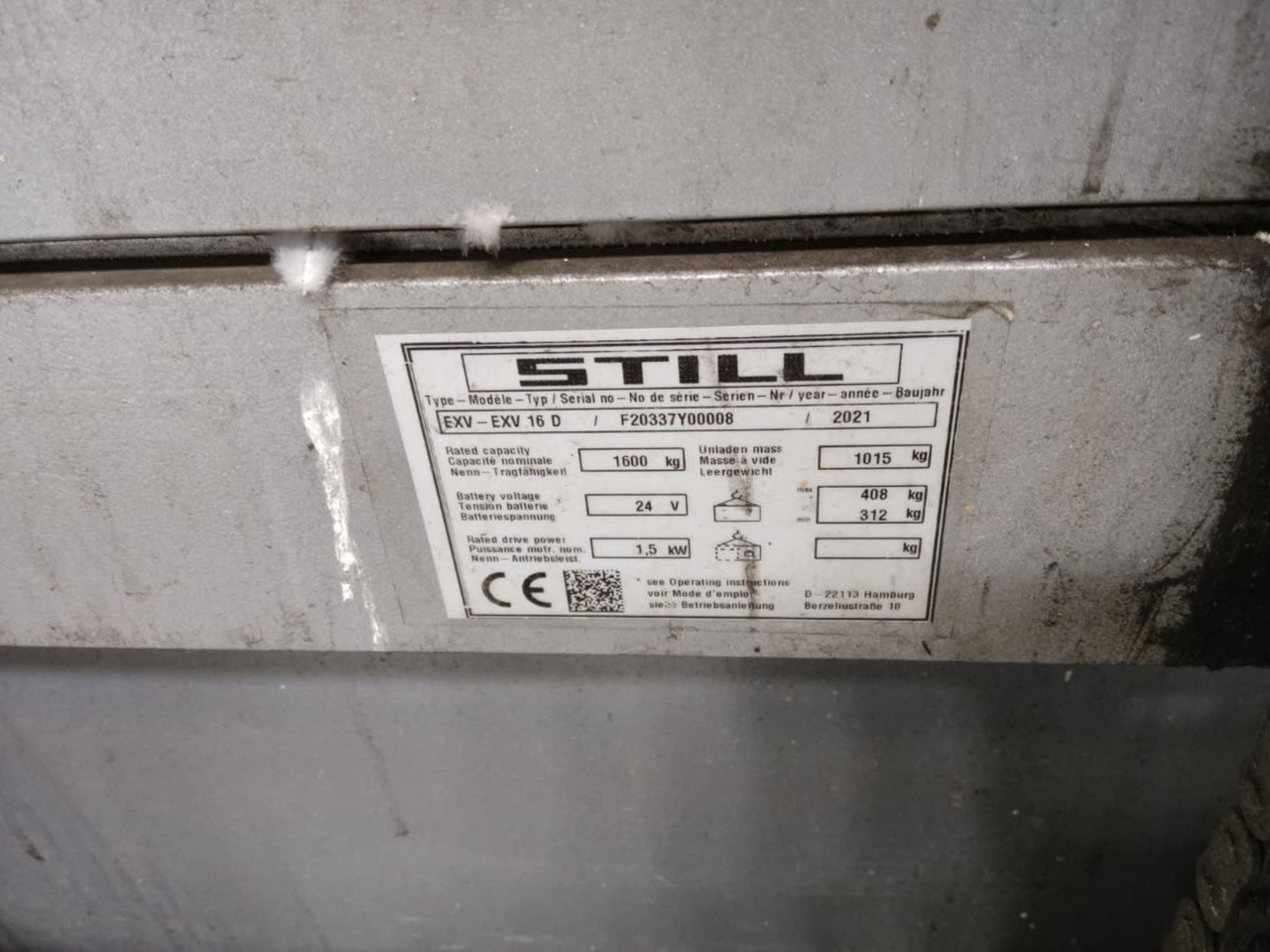 STILL EXV16D/LiIon - آلة التكديس: صورة 5 STILL EXV16D/LiIon - آلة التكديس: صورة 5