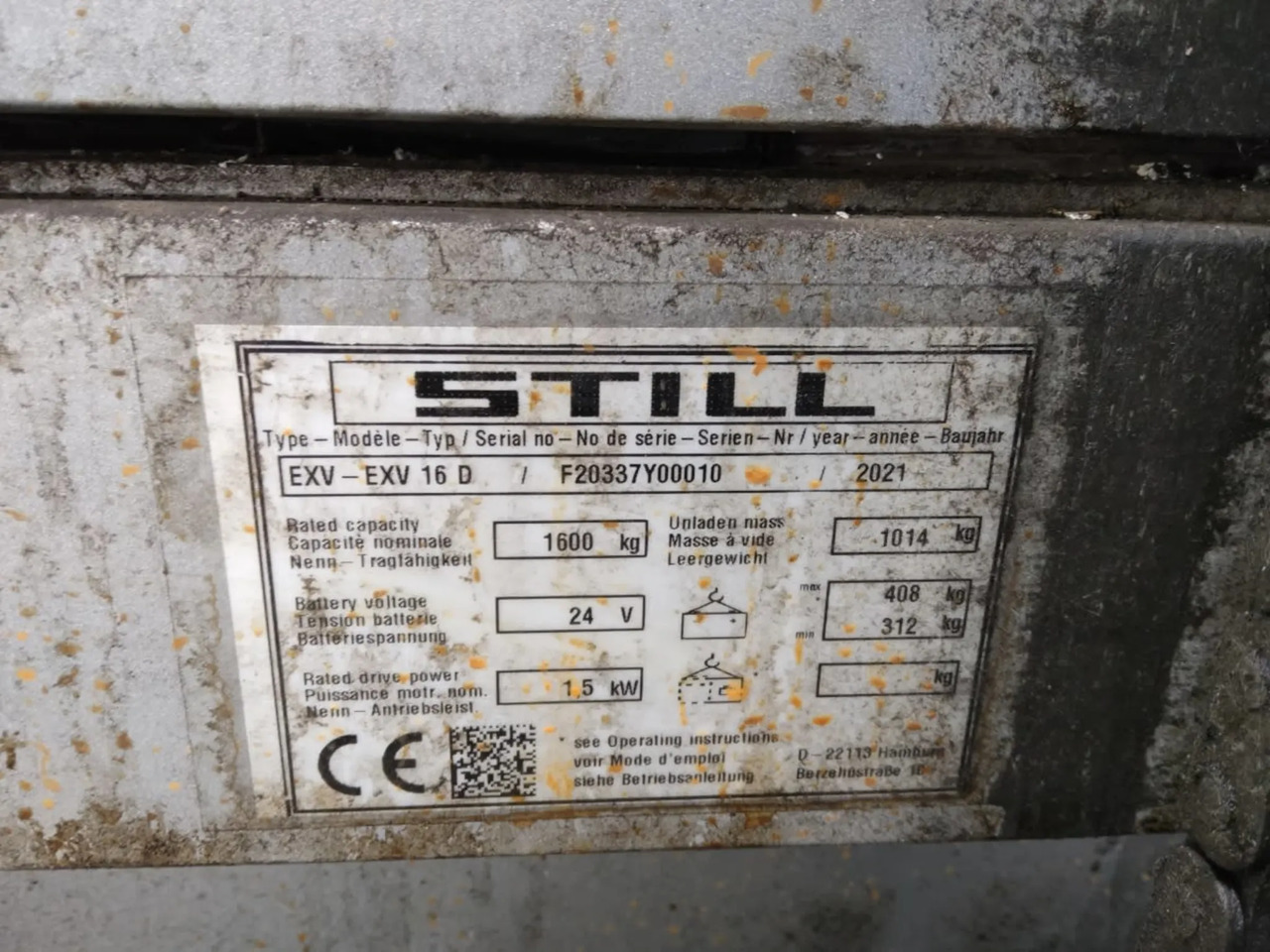 STILL EXV16D/LiIon - آلة التكديس: صورة 5 STILL EXV16D/LiIon - آلة التكديس: صورة 5