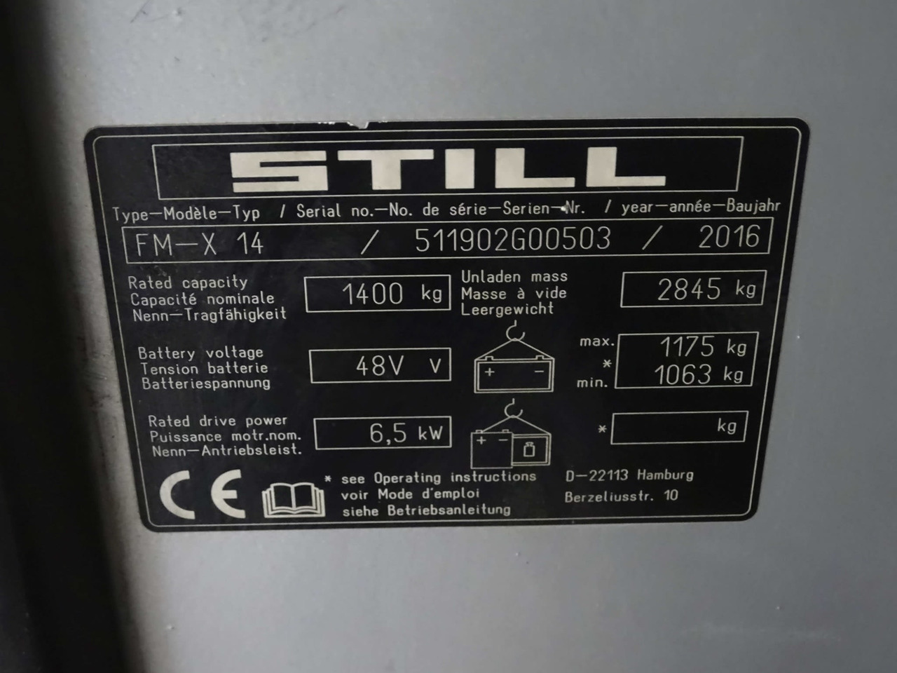 STILL FM-X14 - شاحنة مناوِلة: صورة 5 STILL FM-X14 - شاحنة مناوِلة: صورة 5