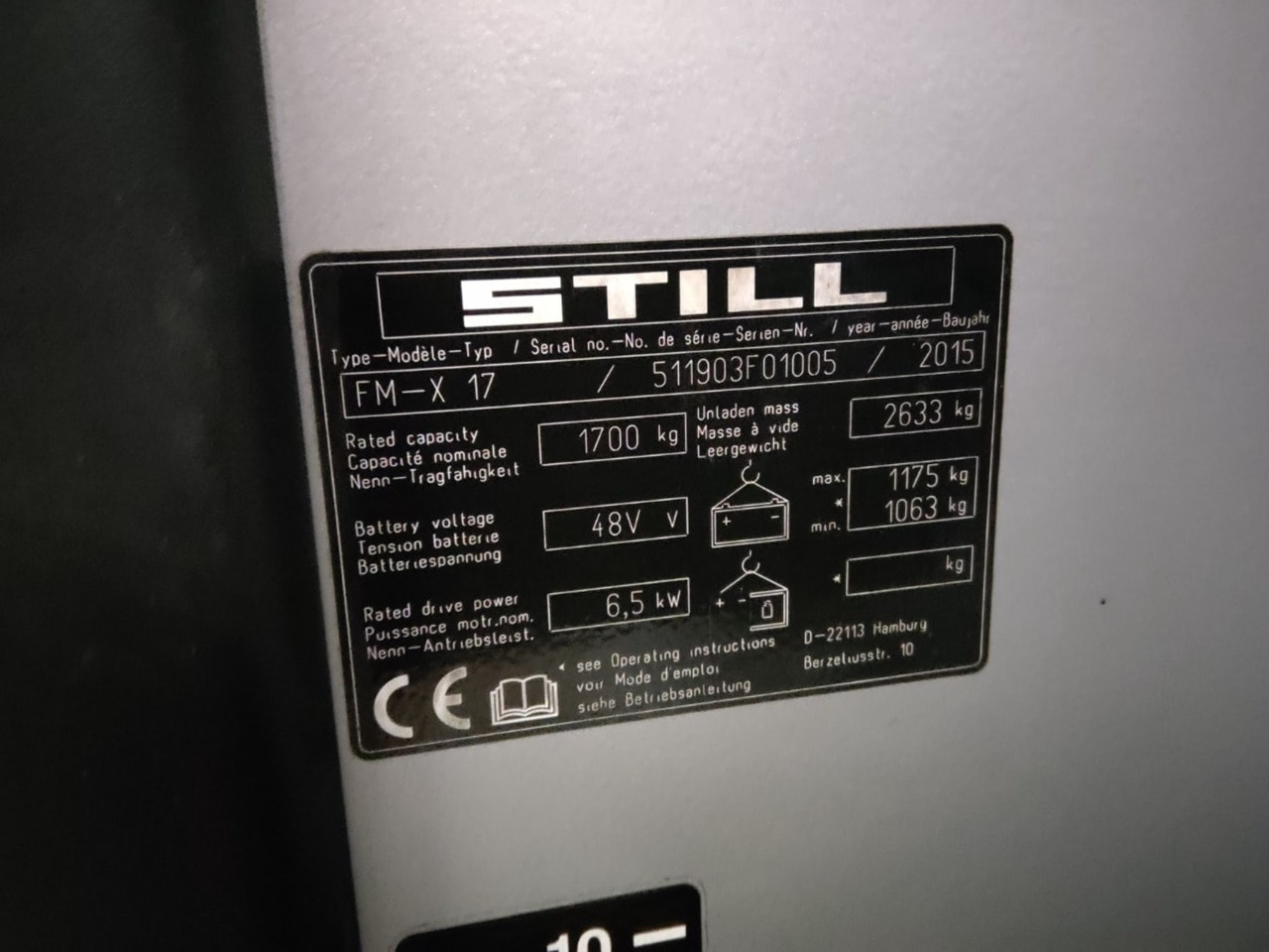 STILL FM-X17 - شاحنة مناوِلة: صورة 2 STILL FM-X17 - شاحنة مناوِلة: صورة 2