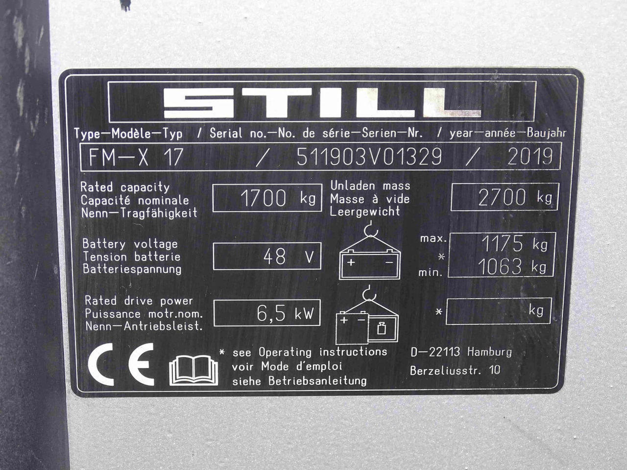 STILL FM-X17 - شاحنة مناوِلة: صورة 2 STILL FM-X17 - شاحنة مناوِلة: صورة 2