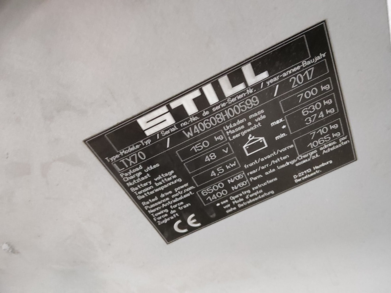 STILL LTX70 - جرار السحب الكهربائي: صورة 2 STILL LTX70 - جرار السحب الكهربائي: صورة 2