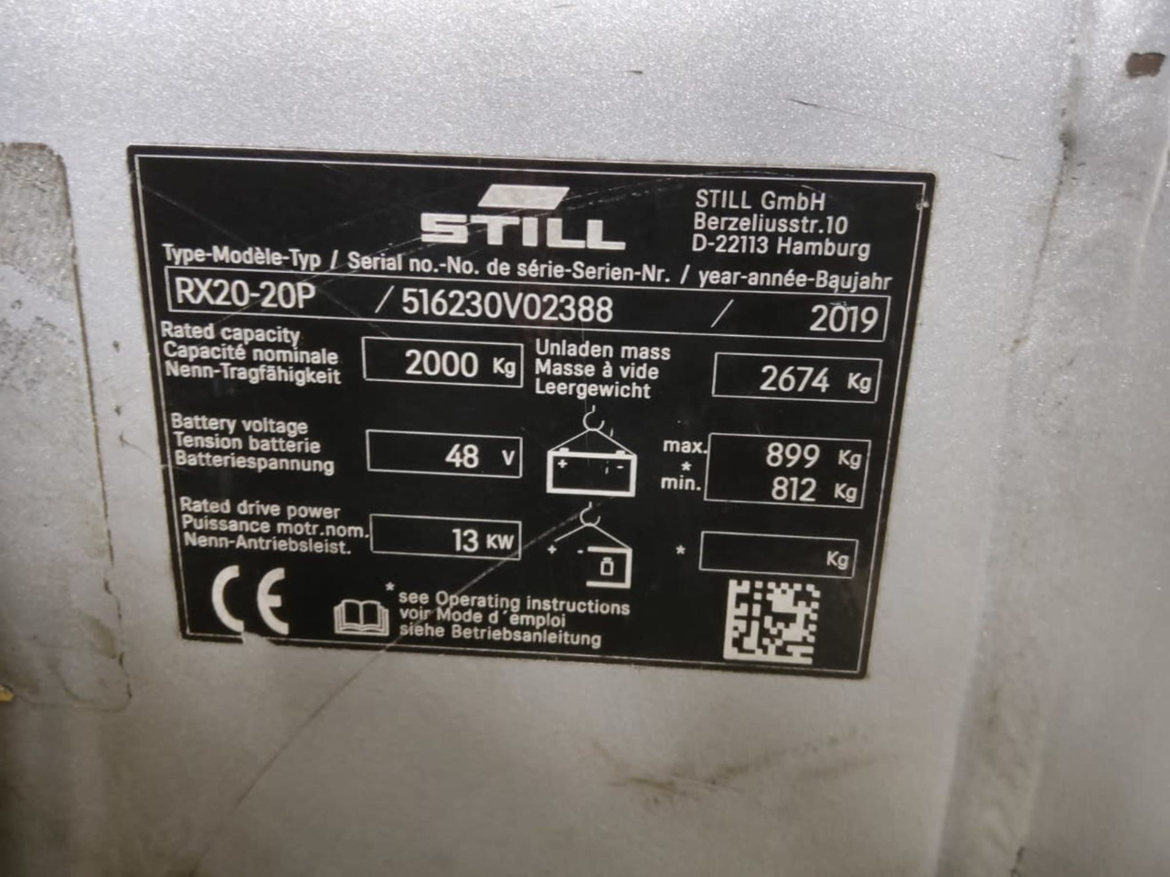 STILL RX20-20P - رافعة شوكية كهربائية: صورة 5 STILL RX20-20P - رافعة شوكية كهربائية: صورة 5