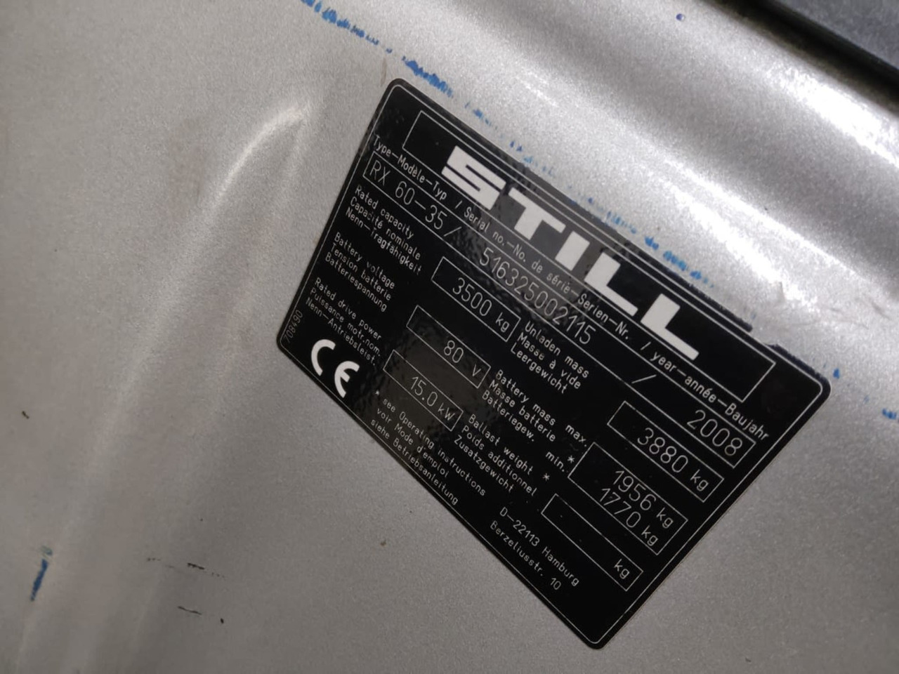 STILL RX60-35 - رافعة شوكية كهربائية: صورة 5 STILL RX60-35 - رافعة شوكية كهربائية: صورة 5