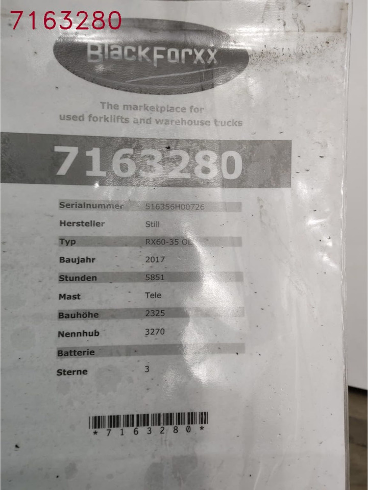STILL RX60-35 - رافعة شوكية كهربائية: صورة 2 STILL RX60-35 - رافعة شوكية كهربائية: صورة 2
