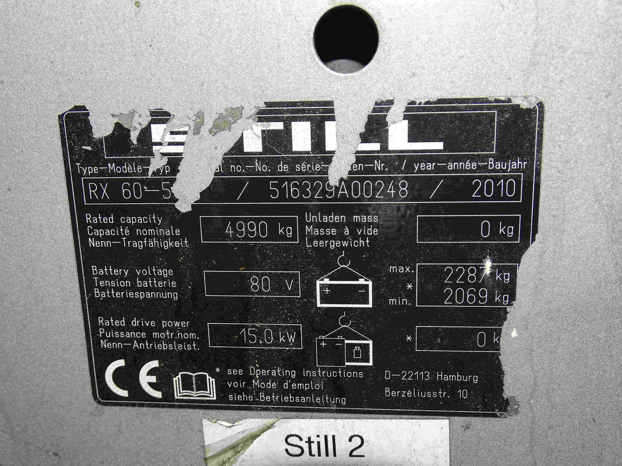 STILL RX60-50 - رافعة شوكية كهربائية: صورة 2 STILL RX60-50 - رافعة شوكية كهربائية: صورة 2