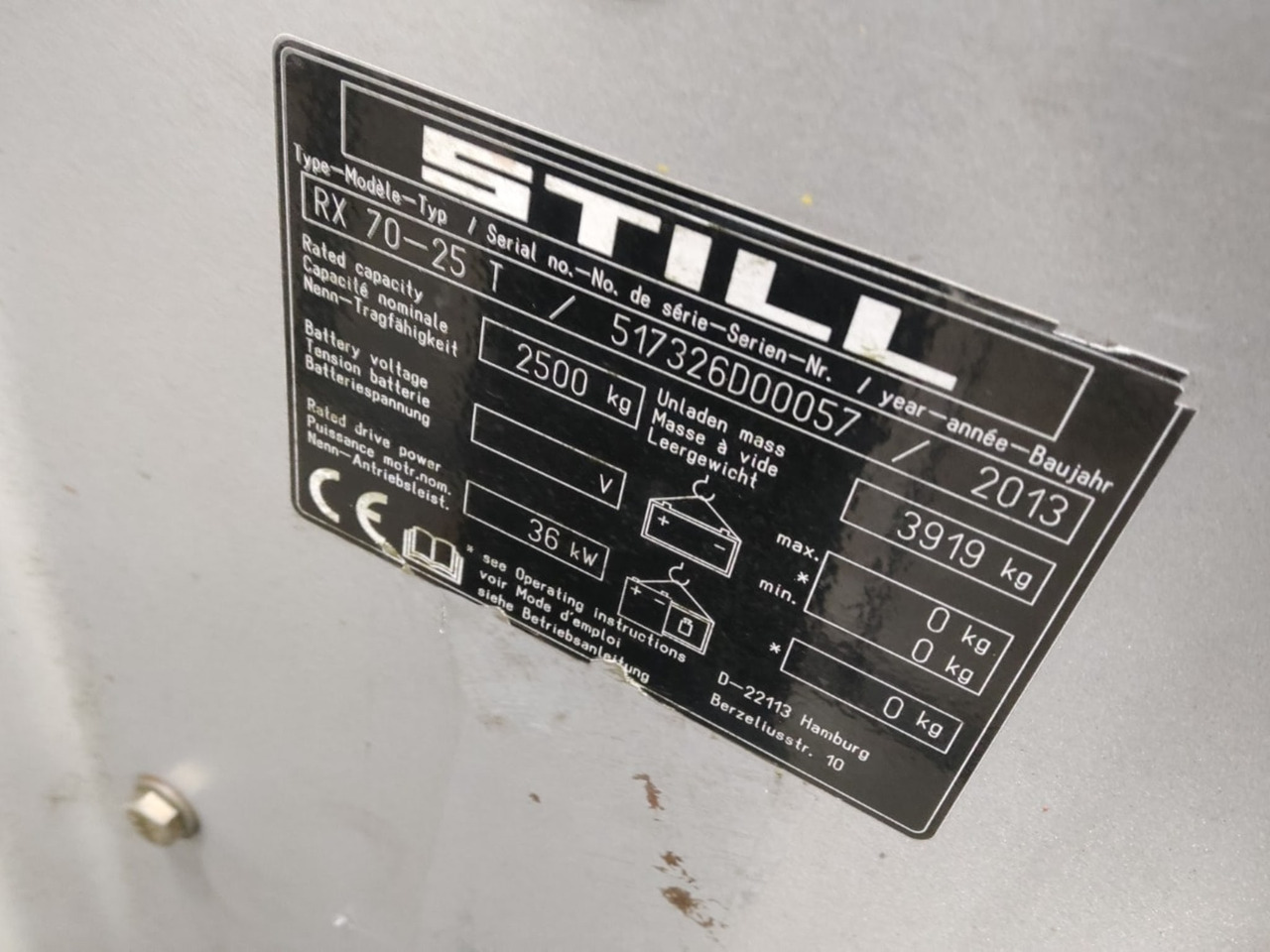 STILL RX70-25T - رافعة شوكية تعمل بالغاز: صورة 5 STILL RX70-25T - رافعة شوكية تعمل بالغاز: صورة 5