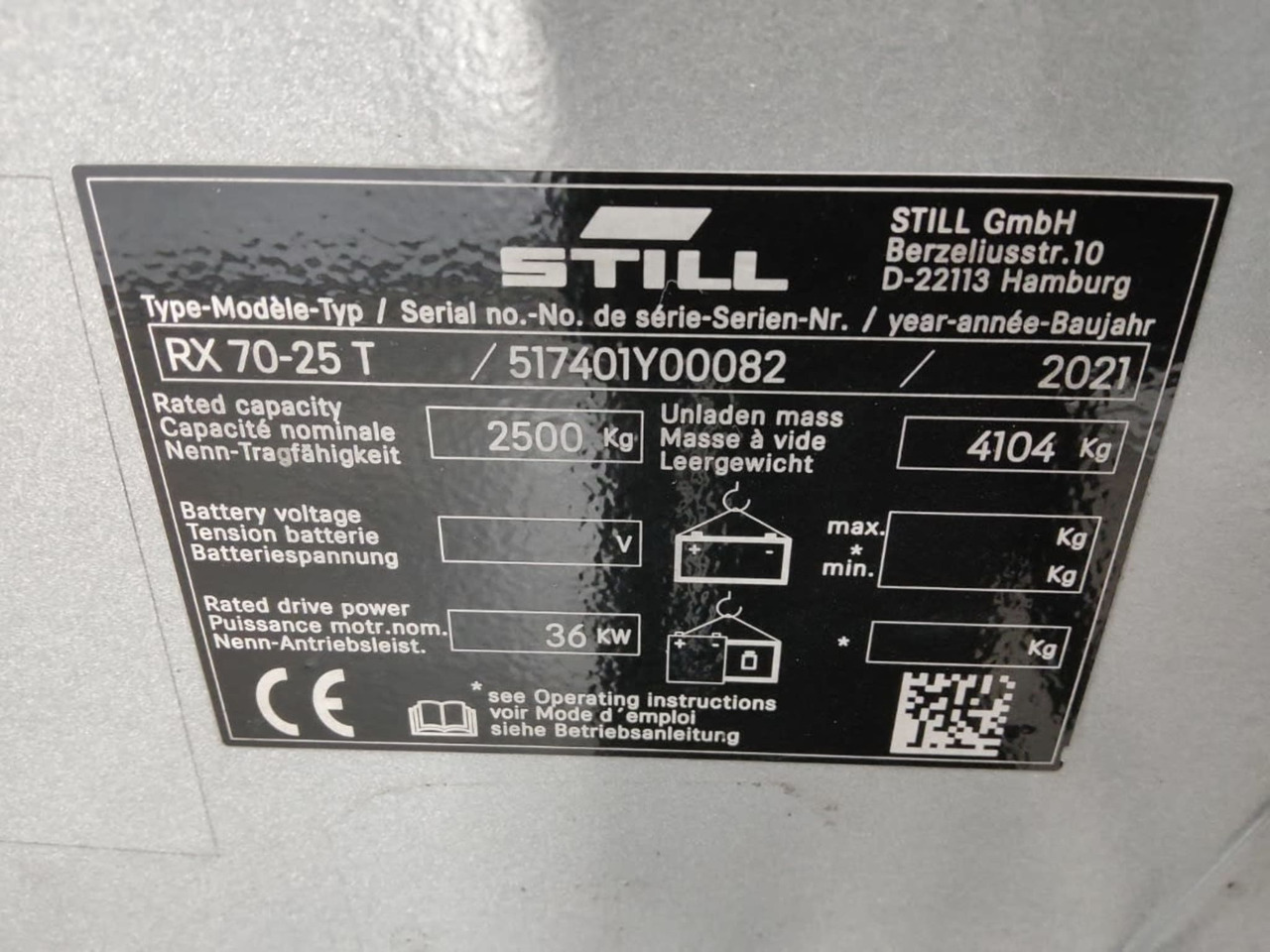 STILL RX70-25T - رافعة شوكية تعمل بالغاز: صورة 5 STILL RX70-25T - رافعة شوكية تعمل بالغاز: صورة 5
