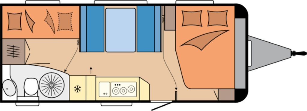 Hobby De Luxe 545 KMF 2026 3er Autark Backofen uvm.+ - كرفان سحب: صورة 2 Hobby De Luxe 545 KMF 2026 3er Autark Backofen uvm.+ - كرفان سحب: صورة 2