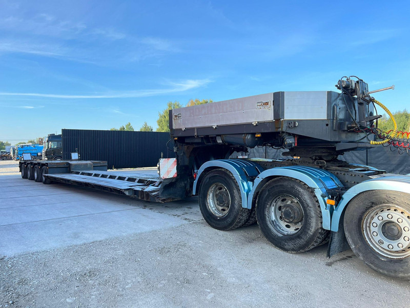 Goldhofer STZ-VL4 Extendable / All axles hydraulically forced steered - عربة منخفضة مسطحة نصف مقطورة: صورة 2 Goldhofer STZ-VL4 Extendable / All axles hydraulically forced steered - عربة منخفضة مسطحة نصف مقطورة: صورة 2