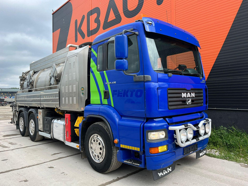 MAN TGA 26.430 6x2*4 TANK 13700 l / VACUUM MORO PM200R - 2283 hours / PRESSURE Pratissoli KF38 - 40 l/min - 150 bar - شاحنة الشفط: صورة 3 MAN TGA 26.430 6x2*4 TANK 13700 l / VACUUM MORO PM200R - 2283 hours / PRESSURE Pratissoli KF38 - 40 l/min - 150 bar - شاحنة الشفط: صورة 3