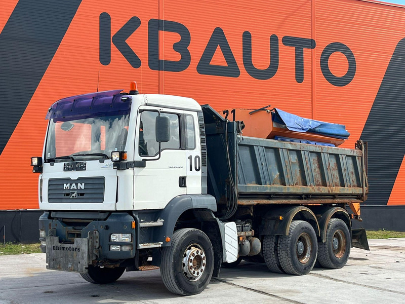 MAN TGA 26.430 6x4 BOX L=5014 mm / POSSIBLE TO BUY WITH SPREADER Schmidt stratos B60 - شاحنة قلاب: صورة 1 MAN TGA 26.430 6x4 BOX L=5014 mm / POSSIBLE TO BUY WITH SPREADER Schmidt stratos B60 - شاحنة قلاب: صورة 1