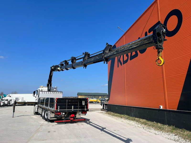 شاحنات مسطحة, شاحنة كرين MAN TGS 26.420 6x2*4 HIAB 302E-6 / PLATFORM L=6532 mm: صورة 11